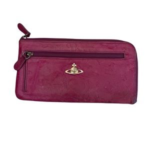 Red Leather Vivienne Westwood Wallet